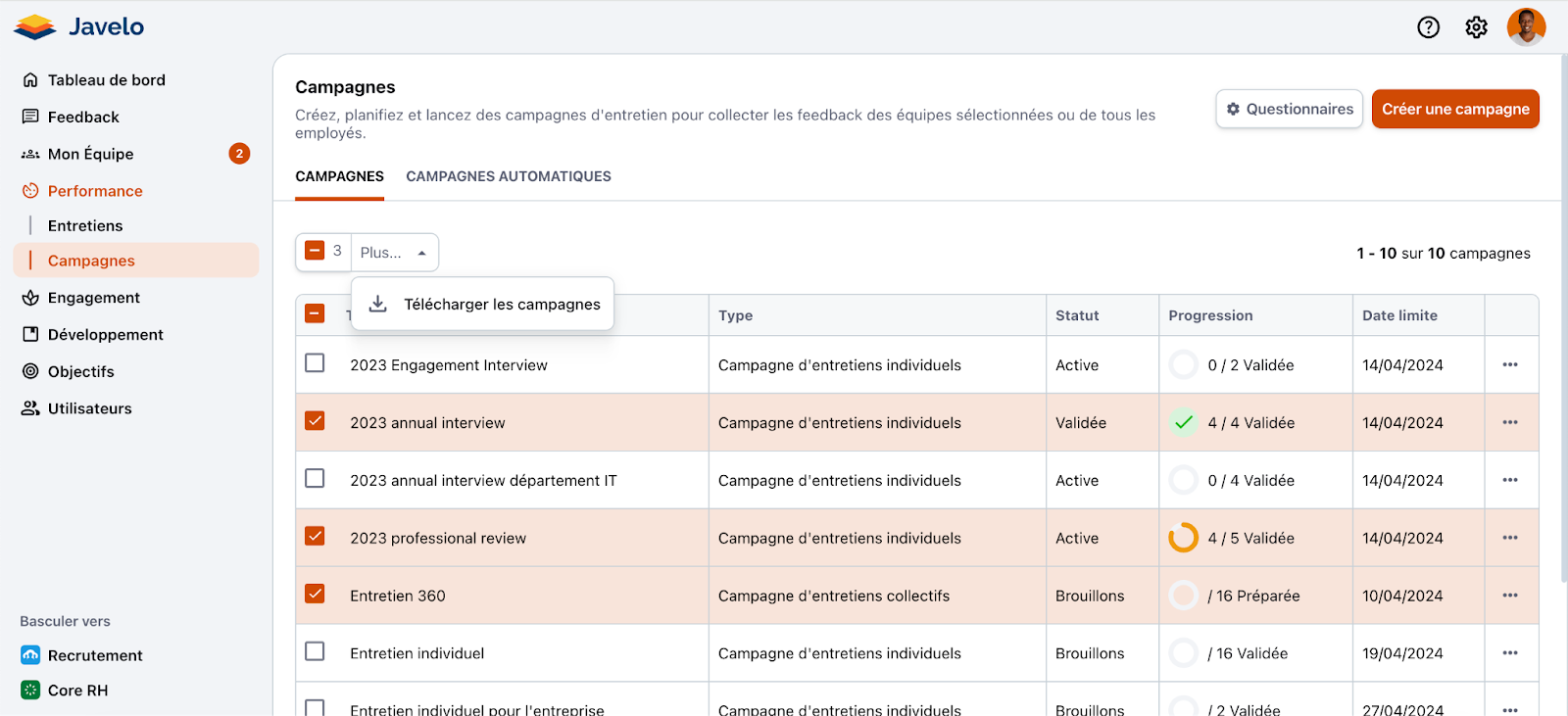 Comment enregistrer votre entretien en PDF ? Javelo FR